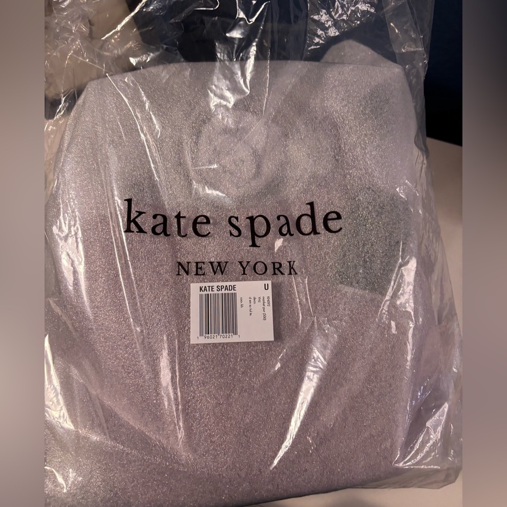♠️ KATE SPADE NWT Deco Tulip Small Suede Tote Bag with dust bag /packaging - Picture 14 of 16